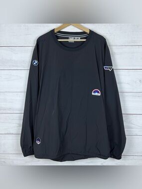 BMW M Motorsport Garage Crew Puma Windbreaker Sweatshirt XXL Mens Black